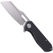 Nóż składany Kubey Atlas Black G10, Beadblasted 14C28N by Jelly Jerry (KU328A)