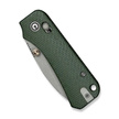 Civivi Baby Banter 2 Knife Green Canvas Micarta, Gray Stonewashed Nitro-V by Ben Petersen (C23074-3)