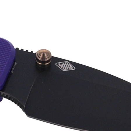 Nóż składany CIVIVI Baby Banter Purple G10, Black Stonewashed by Ben Petersen (C19068S-4)