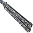 Martinez Albainox Balisong 3D Skulls Printed Steel, 3D Skulls Printed 3Cr13Mov (02220)