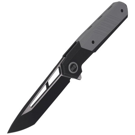 Nóż WE Knife Arsenal Black Titanium / Gray G10, Black Stonewashed / Satin by Ostap Hel (WE20073-4)