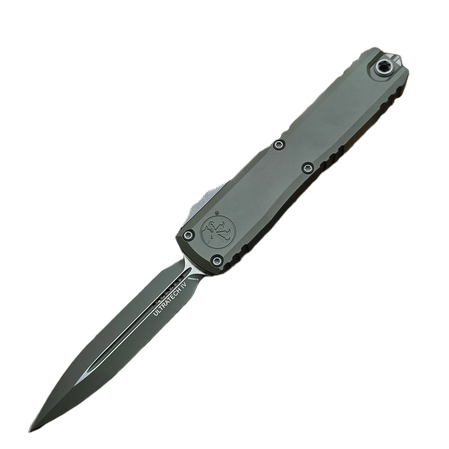 Microtech Ultratech Gen IV D/E OTF Knife Cerakote Moss Green Aluminium, Cerakote Moss Green M390MK by Tony Marfione (11224-1 MG-C21Z13)