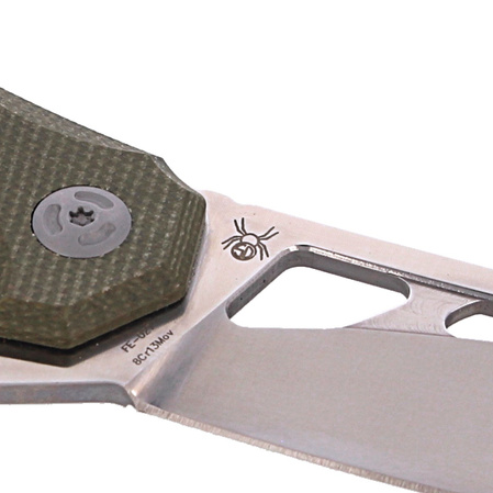 Nóż FoxEdge Atrax OD Green Micarta, Satin by Simonutti (FE-027 MOD)