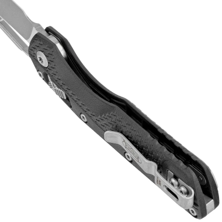 Microtech MSI S/E Ram-Lok Black Tri-Grip Polymer, Apocalyptic M390MK by Tony Marfione (210T-10APPMBK)