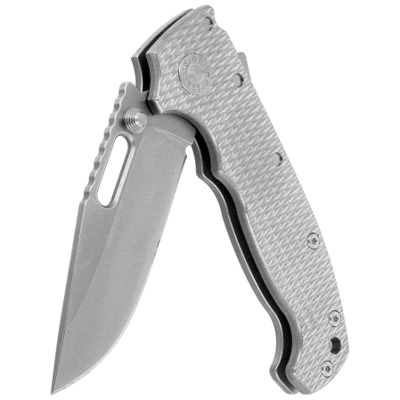 Nóż składany Demko MG AD20S Clip Point Milled Titanium, Stonewashed CPM20CV by Andrew Demko (MGAD20S-MAG-MI-TI-CP)