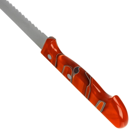 Nóż kuchenny do chleba MAM Bread Red Metakrilat, Serrated Stainless Steel (4340)