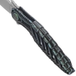 Nóż składany RikeKnife Thor6 Black / Green Titanium, Satin M390 (RK Thor6-M-BG))