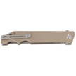 Kubey Knife Pylades Tan G10, Satin AUS-10 (KU253E)