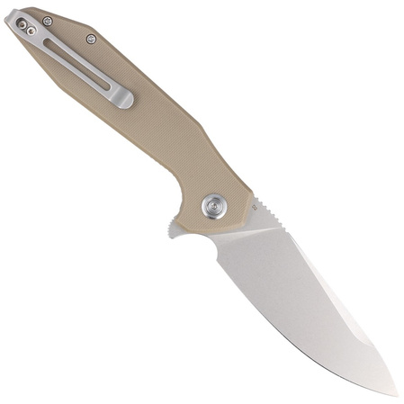 Nóż składany Kubey Nova Tan G10, Bead Blasted D2 (KU117I)