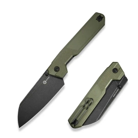 Civivi Hid Knife OD Green G10, Black Stonewashed 14C28N by Ostap Hel (C23008-2)