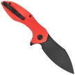 Kubey Nobel Knife Red G10, Blackwashed 14C26N (KU236P)