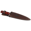 Nóż Muela Caribu.R Coral Pakka Wood, Satin X50CrMoV15