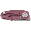 Bestech Tulip Frame Lock Knife Purple Titanium, Stonewashed / Satin M390 by Ostap Hel (BT1913C)