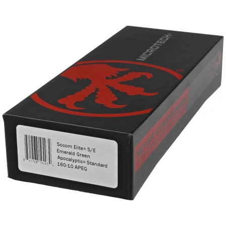 Microtech Socom Elite S/E-M Knife Emerald Green Aluminum, Apocalyptic M390 by Tony Marfione (160-10APEG)