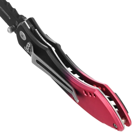 Nóż składany Herbertz CJH Red Aluminium/Black ABS, Black 420 (10000336)