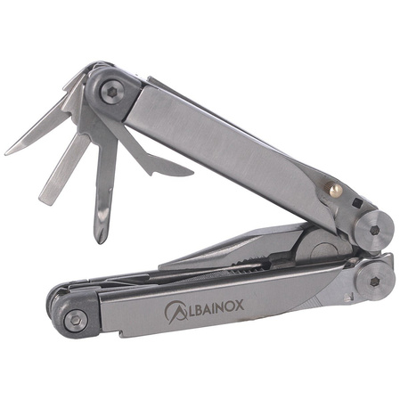 MultiTool Martinez Albainox Satin Aluminium 14 functions, case (33383)