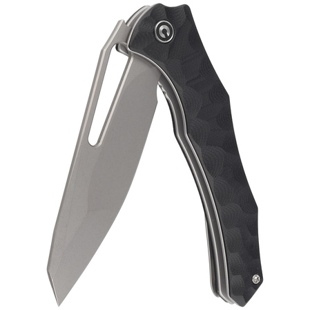 CIVIVI Spiny Dogfish Black G10, Stonewashed 14C28N by Gavko Knives (C22006-1)