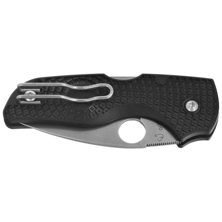Spyderco Lil' Native Lightweight Knife Black FRN, Satin CTS BD1N by Eric Glesser (C230PBK)