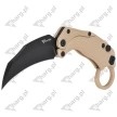 Reate Knife EXO-K Gravity Karambit Tan Aluminium, Black PVD N690
