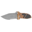 Microtech Socom Elite S/E-M Knife Tan Aluminum, Apocalyptic P/S M390 by Tony Marfione (160-11APTA)