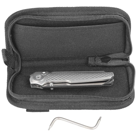 MKM Knife Miura Gray Titanium, Satin M390 by Simone Tonolli (MK MI-T)