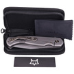 Nóż składany Fox Eastwood Tiger Sandblasted Titanium/CF, Coarse Stonewashed by Gudy Van Poppel (FX-524 TICF)