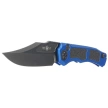 Heretic Wraith V4 Auto Blue Aluminum/3M, Black DLC MagnaCut Automatic Knife by Tony Marfione Jr. (H002-6A-BLU)