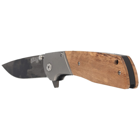 Nóż składany myśliwski Herbertz CJH motyw 3D Niedżwiedż Olive Wood, Titanium Coated (44161 - 55010)