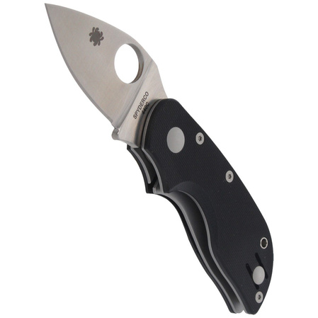 Spyderco Chicago G-10 Black PlainEdge Knife (C130GP)
