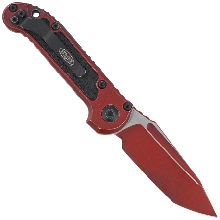 Nóż automatyczny Microtech LUDT Gen III T/E Cerakote Weathered Crimson Aluminium, Cerakote Weathered Crimson M390MK by Tony Marfione (1136-1WCM)