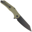 Nóż składany Kubey Flash Green G10, Blackwashed AUS-10 (KU158F)