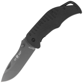 ESP EK-BB-01 Knife Black PA66 Polyamide, Titanium Gray PVD AUS-8