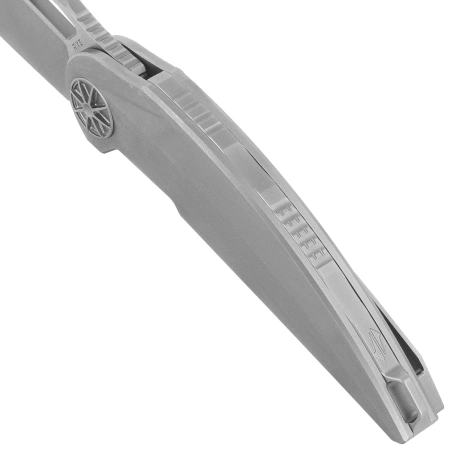 Nóż składany Rike Knife Tissot 2 Titanium, Bead Blasted M390 (RK-Tissot 2-P)