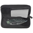 RikeKnife Thor6 Black / Green Titanium, Satin M390 (RK Thor6-M-BG))