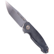 Nóż składany Viper Katla Black Canvas Micarta, Stonewashed M390 by Jesper Voxnæs (V5982CB)