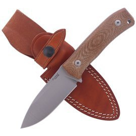 Nóż LionSteel Bushcraft Natural Canvas, Satin Blade (M4 CVN)