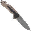 Nóż składany ratowniczy K25 RK-18318 Tan/Black G10, Titanium 7Cr17Mov