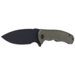 Civivi Praxis Knife Green G10, Black Stonewashed D2 (C18026C-1)