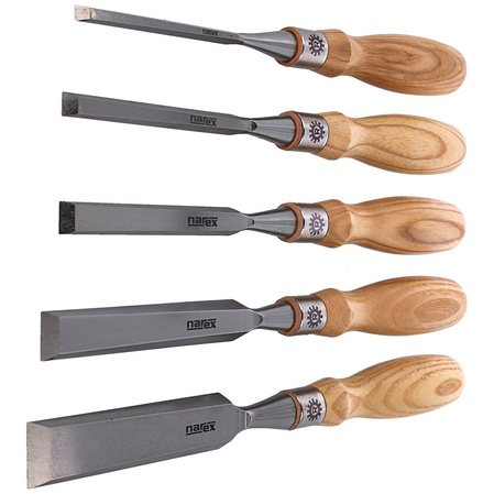 Set of 5 carpentry chisels Narex Richter 6, 10, 13, 19, 25 (853600)
