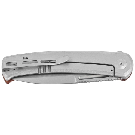 Nóż składany Civivi Cetos Cuibourtia Wood / Stainless Steel, Silver Bead Blasted 14C28N (C21025B-4)