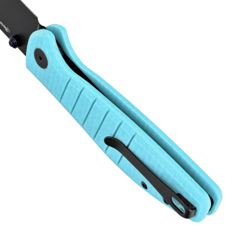Nóż składany Bestechman Goodboy Blue G10, Grey DLC D2 by Keanu  Alfaro (BMK04C)