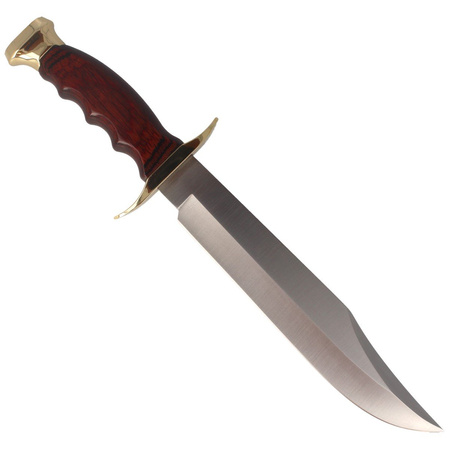 Muela BW-22 Red Pakka Wood Knife, Satin X50CrMoV15