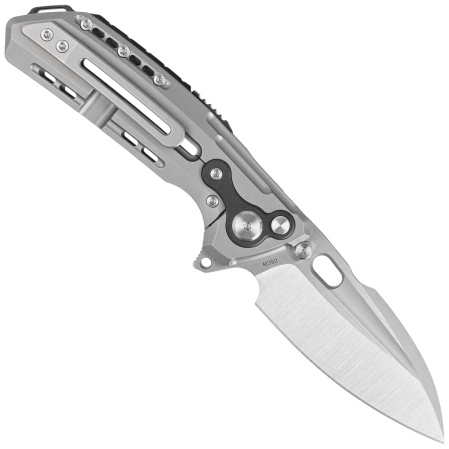 Nóż składany Reate T6000 Gray Titanium, Satin M390 by Alvin Lee
