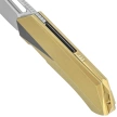 Remette Woodpecker Knife Gold Titanium, Hand Grinding Pearlescent M390 (RTWP-G)
