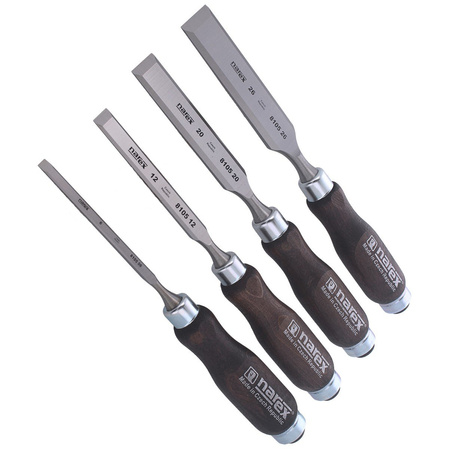Narex Profi chisel set with side chamfer 6, 12, 20, 26 (863020)