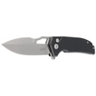 Kubey Knife RDF Black G10, Bead Blasted AUS-10 by HYDRA Design (KU316E)