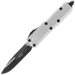 Microtech UTX-85 S/E OTF Knife Natural Clear Aluminium, Black M390 (231-1CR)
