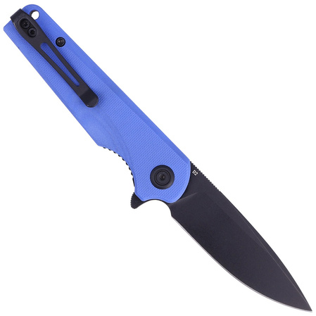 Kubey Knife Wolverine, Blue G10, Dark Stonewashed D2 (KU233F)