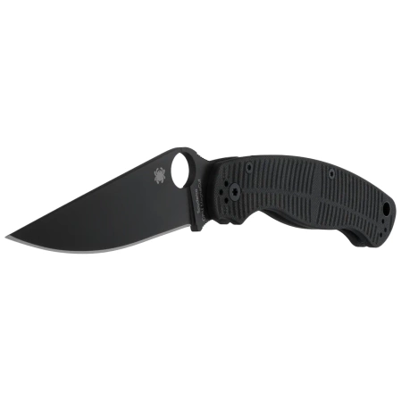 Nóż składany Spyderco Military 2 Salt Black G10, Black DLC MagnaCut by Sal, Eric Glesser (C36GMCBKP2)