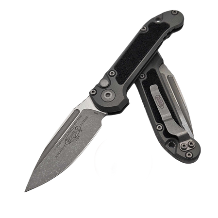 Nóż automatyczny Microtech LUDT Gen III S/E Natural Clear Aluminium, Apocalyptic M390MK by Tony Marfione (1135-10APNC)